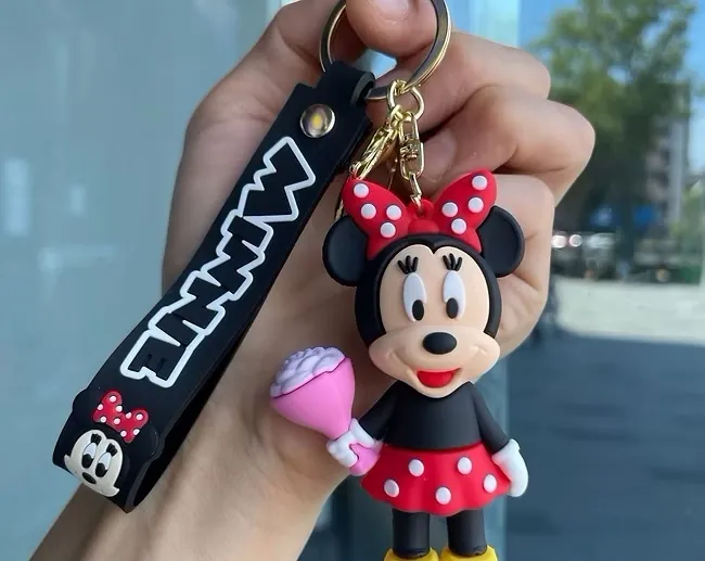 Cute Minnie Keychain