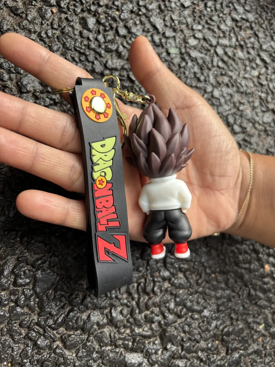 Dragon Ball Z Standing White and Black Goku Keychain