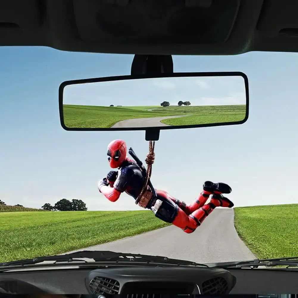 Flying Deadpool Car Hanging Pendant