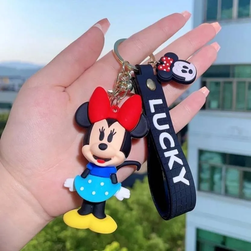 Minnie Blue Keychain