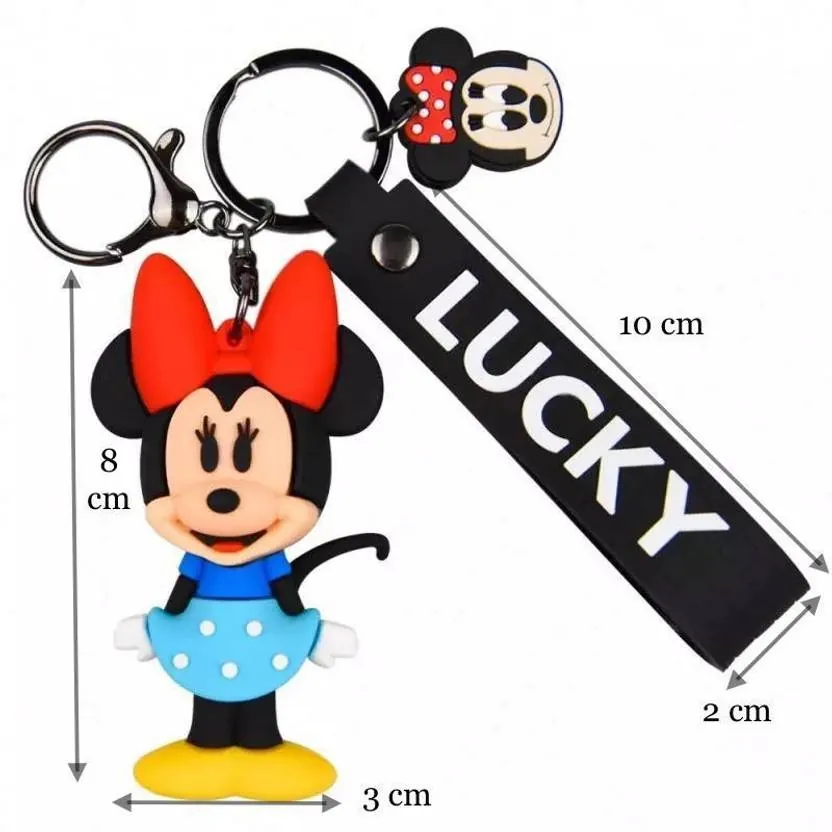 Minnie Blue Keychain
