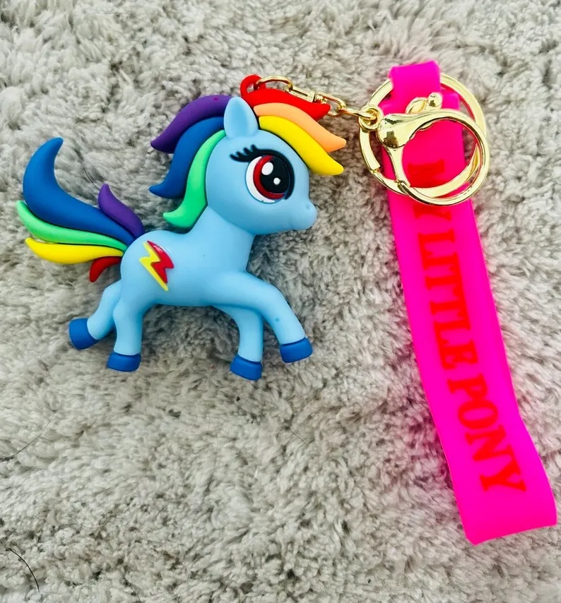 My Litlle Pony Blue Keychain