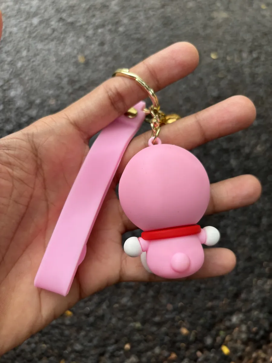 Pink Doraemon Keychain