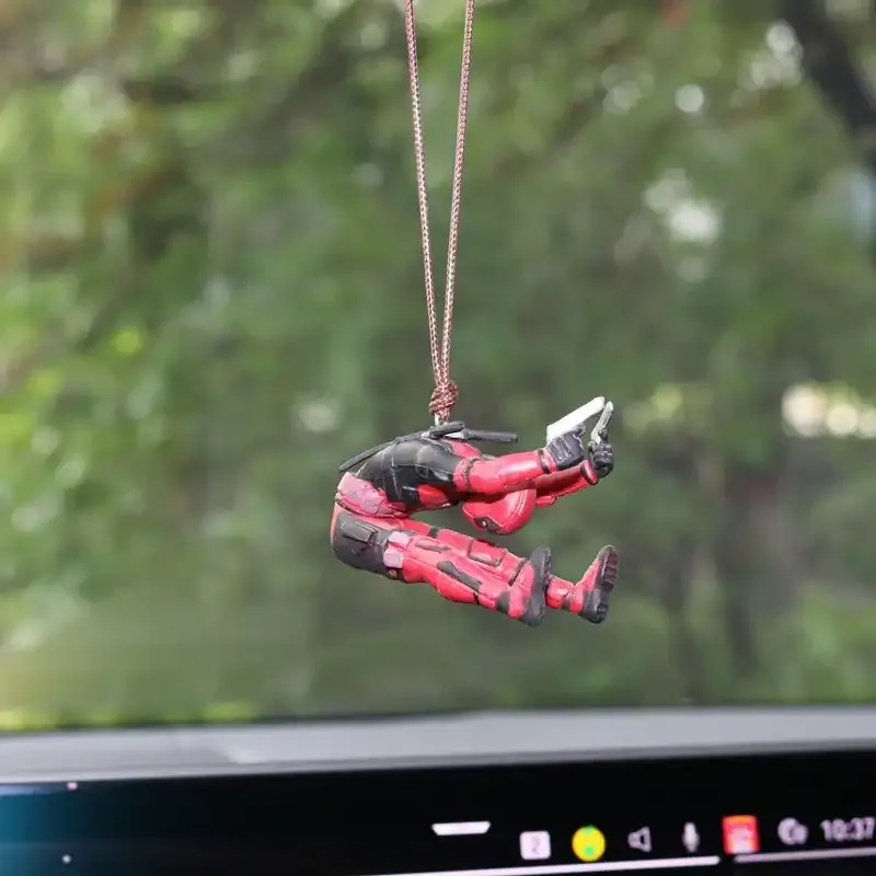 Shooting Deadpool Car Hanging Pendant