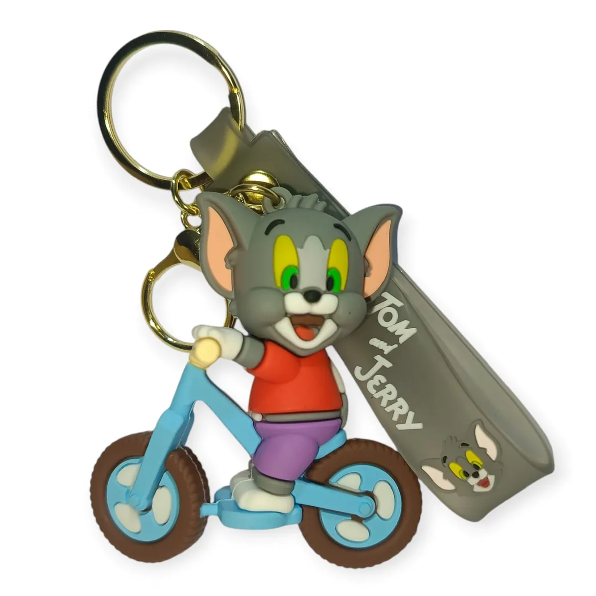 Tom and Jerry - Tom Bicycle Keychain