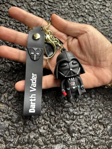 Black Darth Vader Keychain