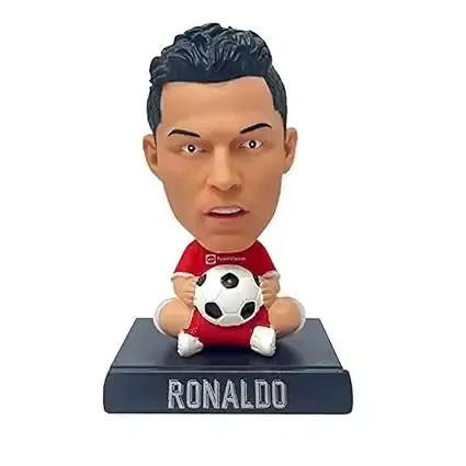 Christiano Ronaldo Red Bobblehead cum Mobile Holder