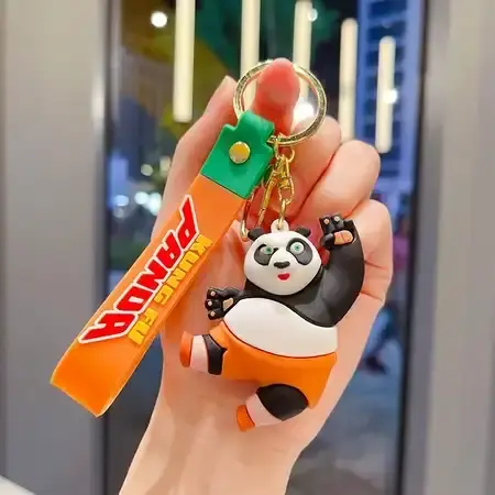 Kung Fu Panda - Angry Panda Keychain