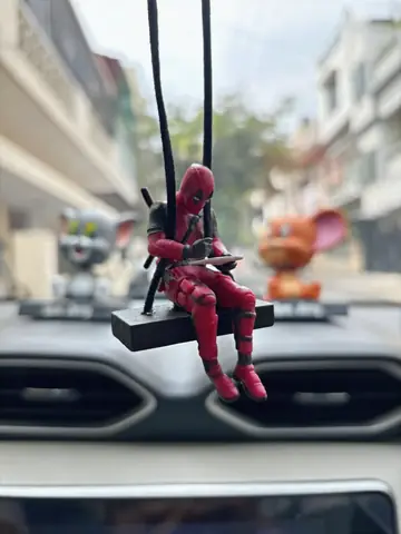 Plotting Deadpool Car Hanging Pendant
