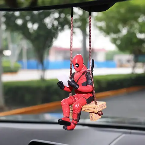 Reading Deadpool Car Hanging Pendant