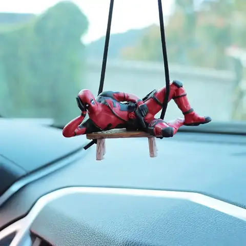Reclining Deadpool Car Hanging Pendant