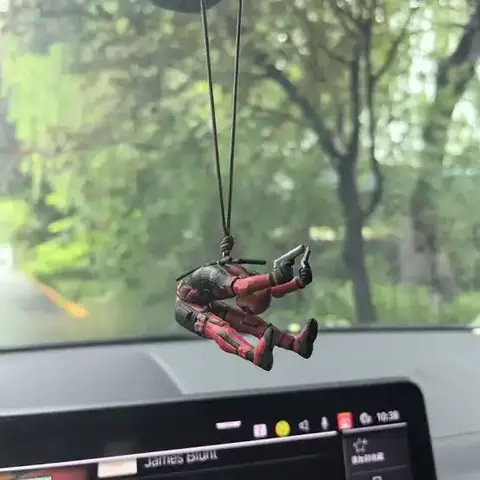 Shooting Deadpool Car Hanging Pendant