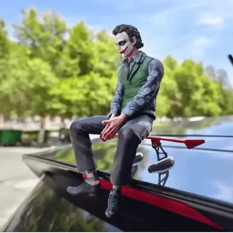 Sitting Joker Figurine Model Statue