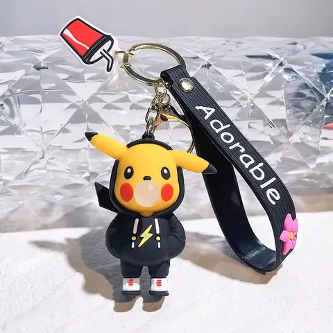 Standing Pikachu Keychain