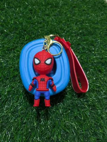 Standing Spiderman Portrait Keychain