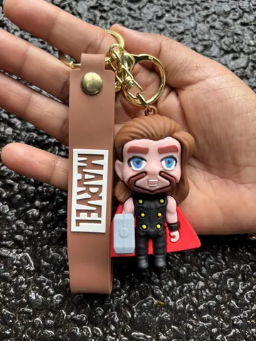 Standing Thor with Hammer Keychain